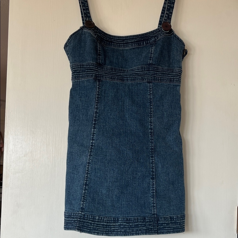 Jolt Denim Mini Dress - Picture 2 of 6